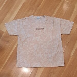 Gymshark Womens Pink Camo T-Shirt